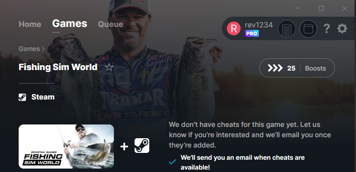 Fishing Sim World®: Pro Tour - Support - WeMod Community
