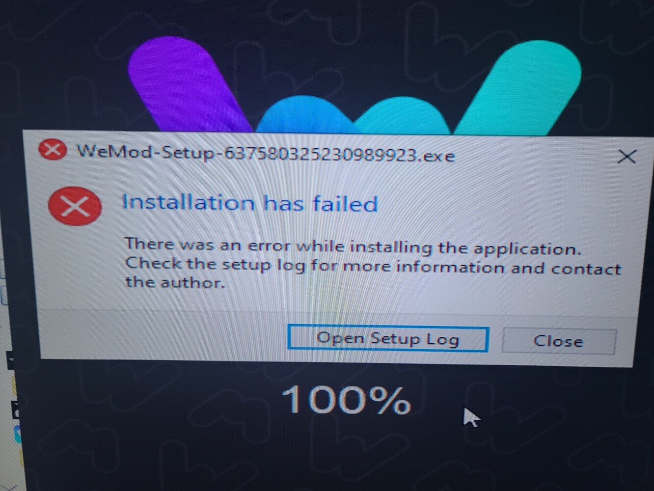 Installation error 3