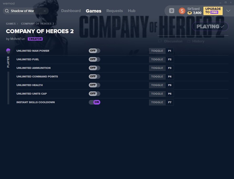 company of heroes 2 requisition points cheat