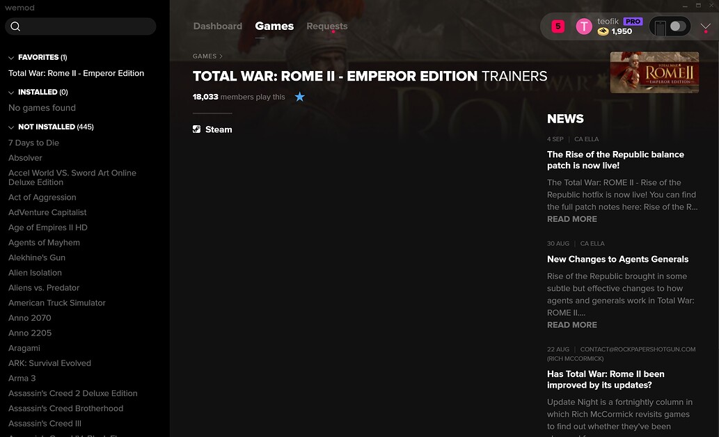 cheats total war rome remastered