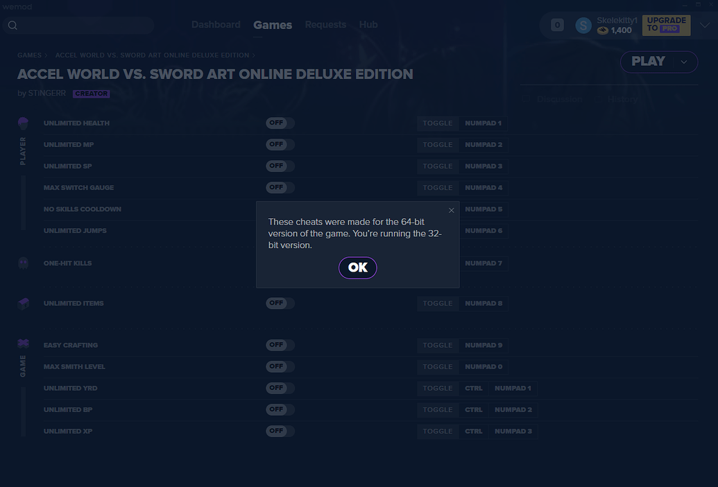 Accel World Vs Sword Art Online Cheats