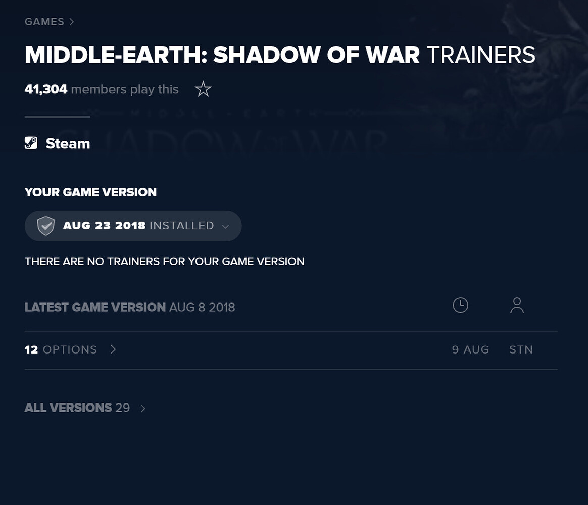 middle earth shadow of war cheat table