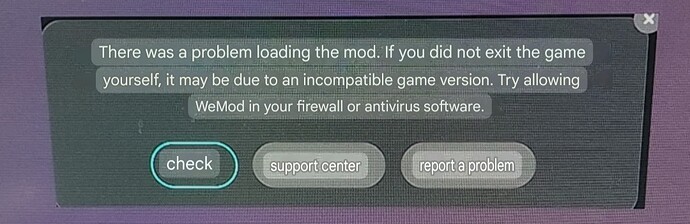 WEMOD 오류 2