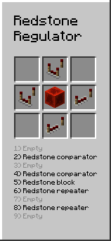 Redstone Comparator