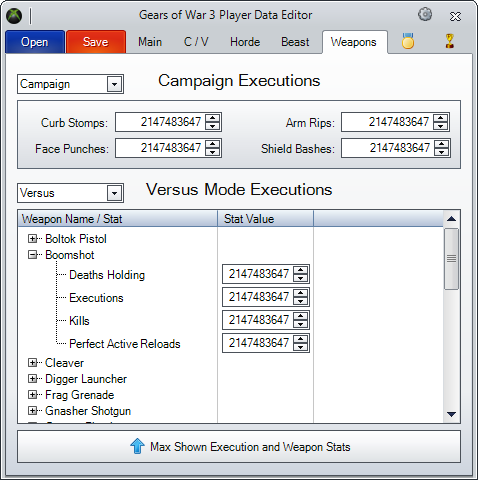 Horizon  Gears of War 3 Profile Editor - Get Hidden Weapon Skins! - Xbox  Gaming - WeMod Community