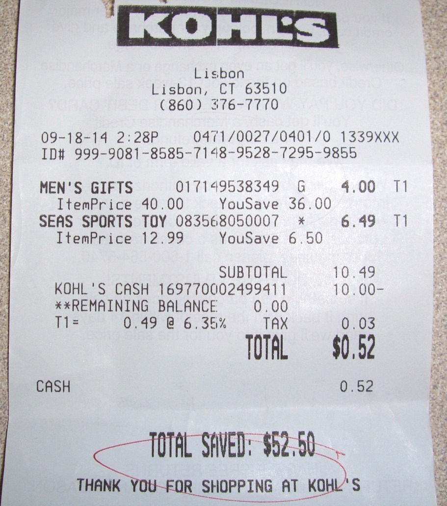 look-at-my-kohl-s-receipt-i-saved-99-today-general-wemod-community