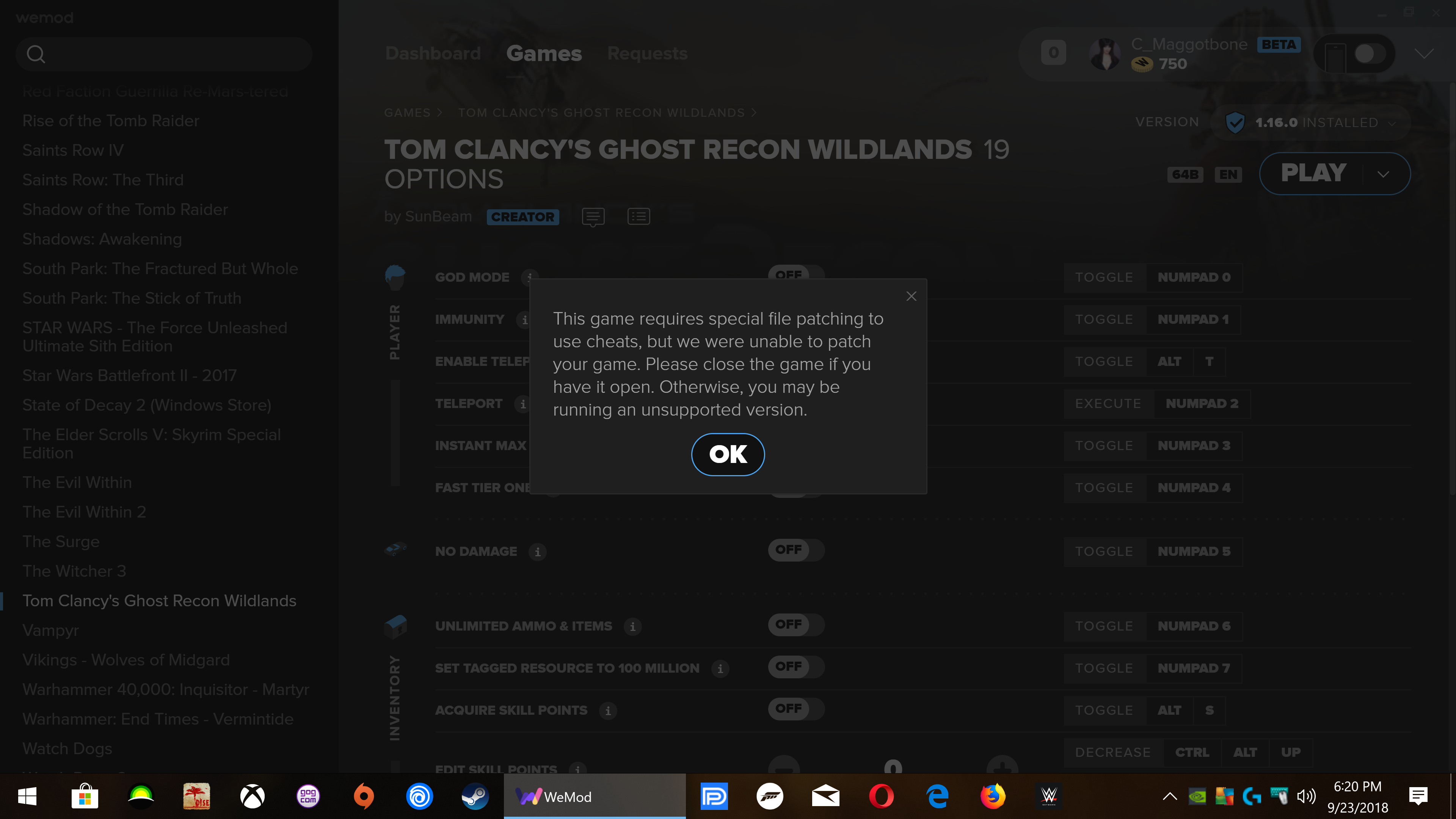 Tom Clancy S Ghost Recon Wildlands Cheats And Trainer For Origin Trainers Wemod Community