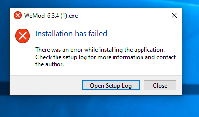 installation failed for msi afterburne
